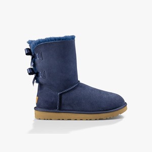 Ugg Bailey Bow II Klassiska Stövlar Dam Marinblå (027865WKH)